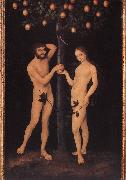 CRANACH, Lucas the Elder Adam and Eve 02 oil on canvas